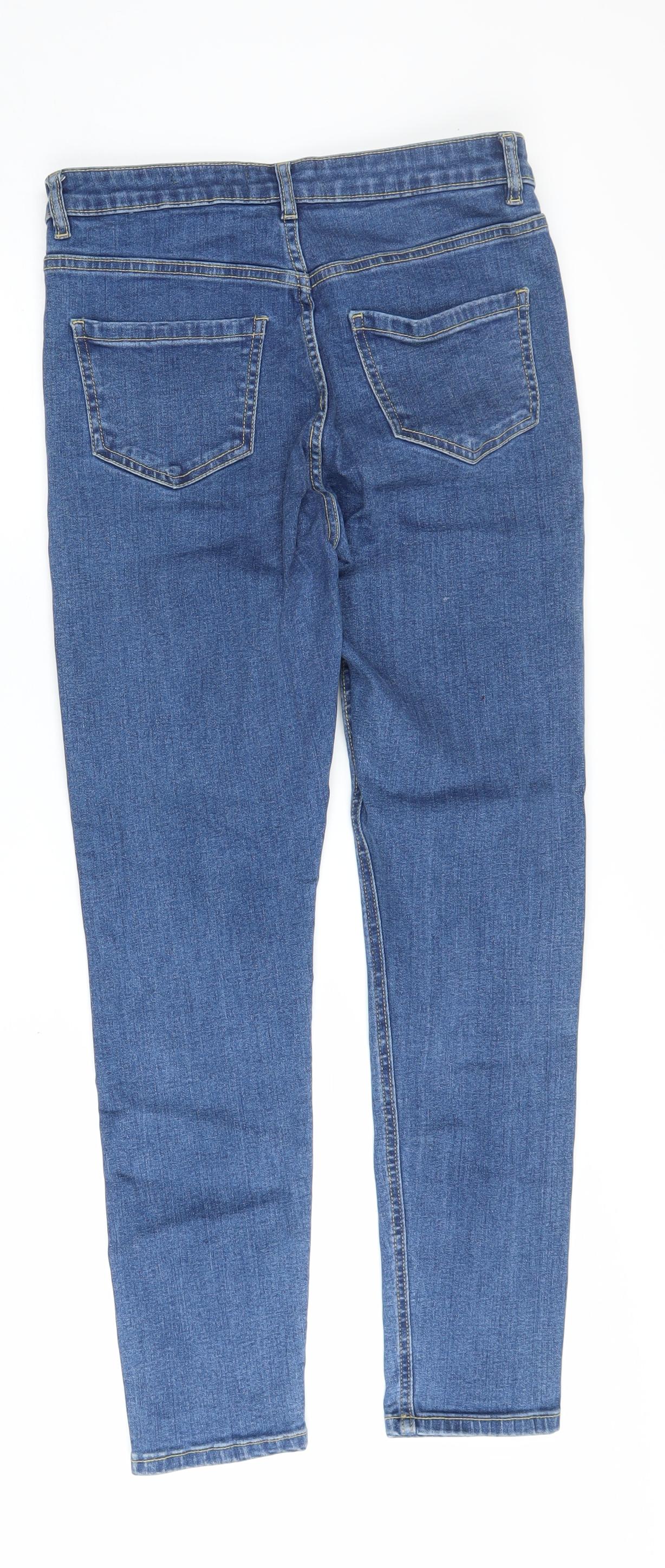 New Look Women's Blue Skinny Jeans Size 10