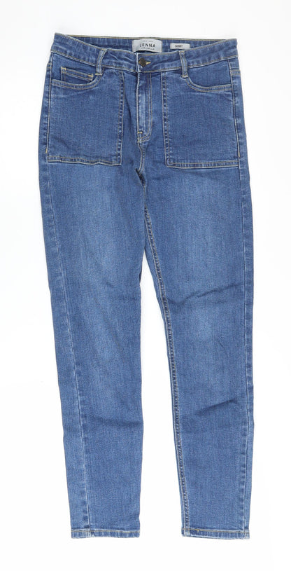 New Look Women's Blue Skinny Jeans Size 10