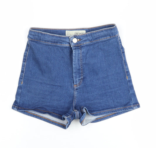 Topshop Women's Blue Denim Shorts Size 10