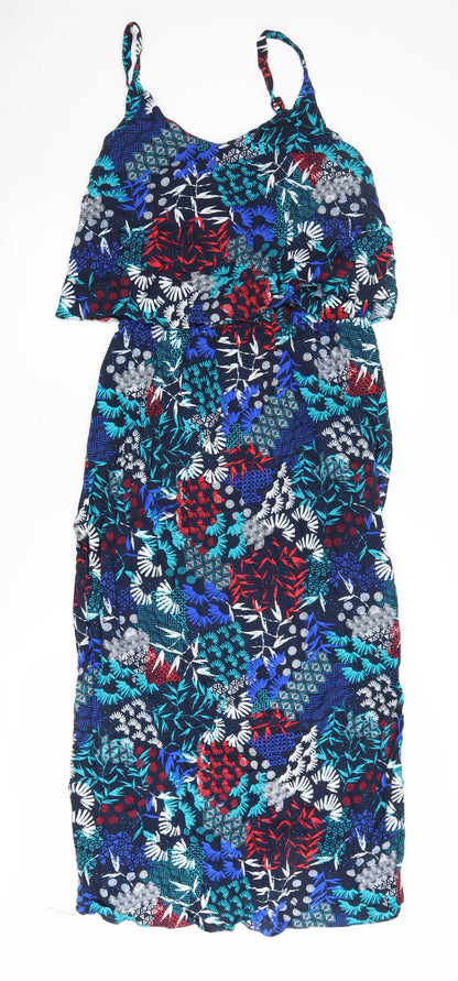 Capsule Women's Multicoloured Midi Slip Dress, Size 14