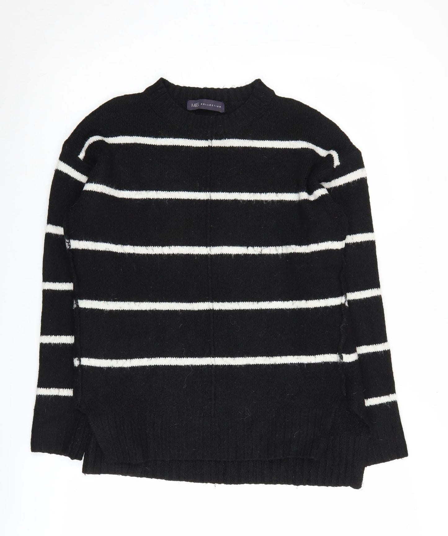 Womens UK Size S Marks and Spencer Black Pullover Jumper