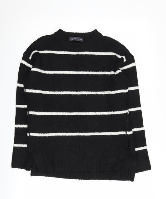 Womens UK Size S Marks and Spencer Black Pullover Jumper