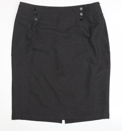 Marks and Spencer Women's Black Pencil Skirt UK 20