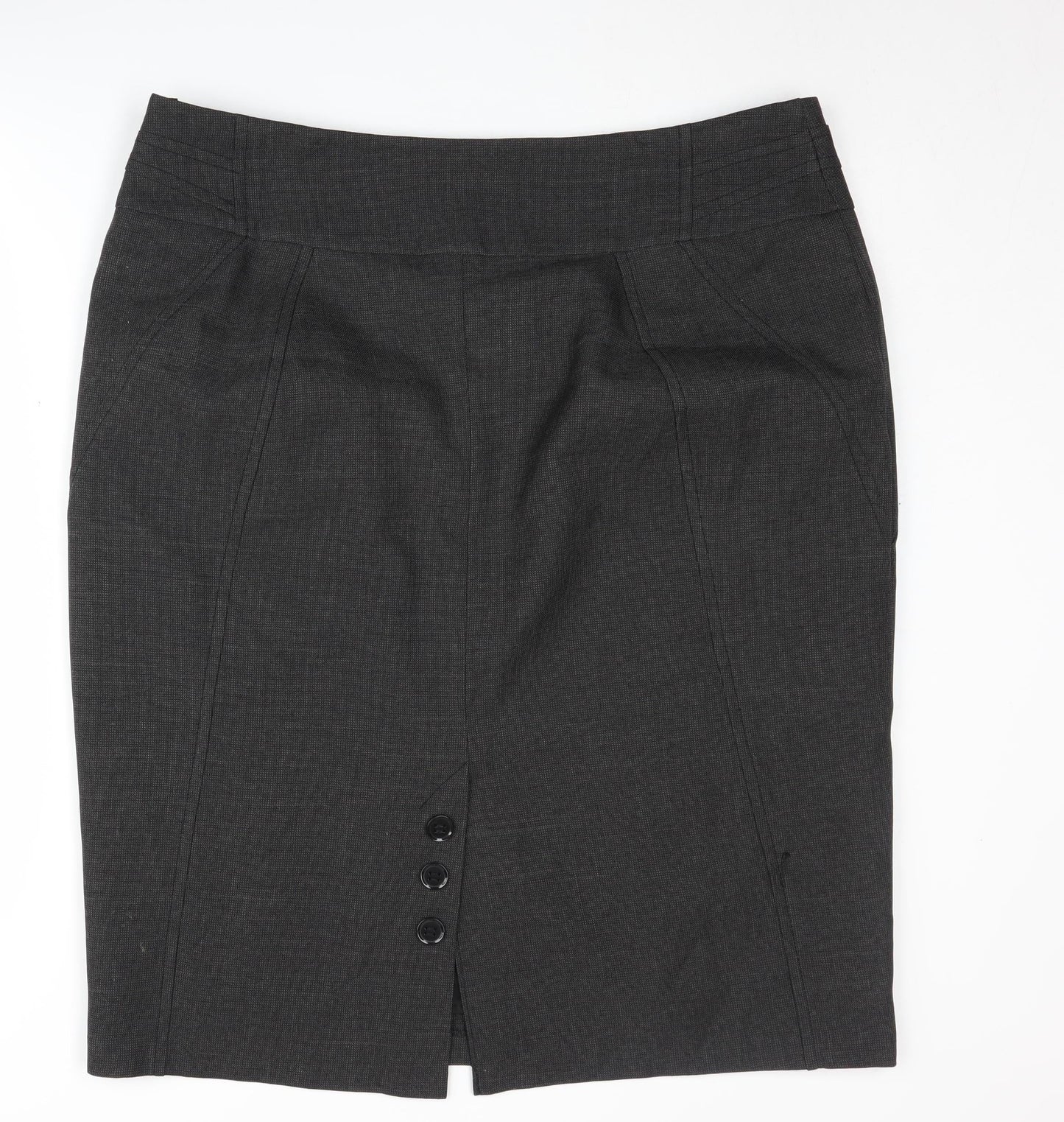 Marks and Spencer Women's Black Pencil Skirt UK 20