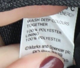 Marks and Spencer Women's Black Pencil Skirt UK 20