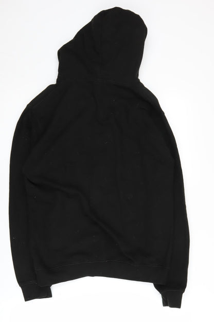 Just Hoods Unisex Black Avengers Hoodie, S