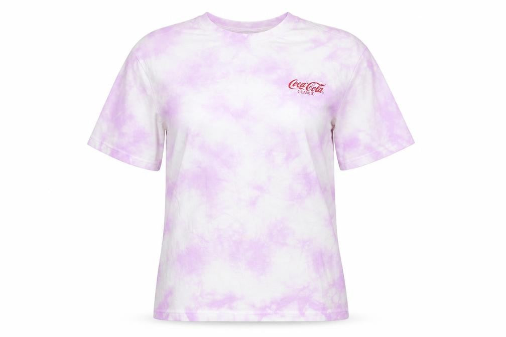 Front view of H&M unisex pink relaxed fit t-shirt, size S