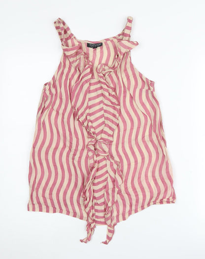 Womens UK Size 8 Topshop Multicoloured Camisole Tank