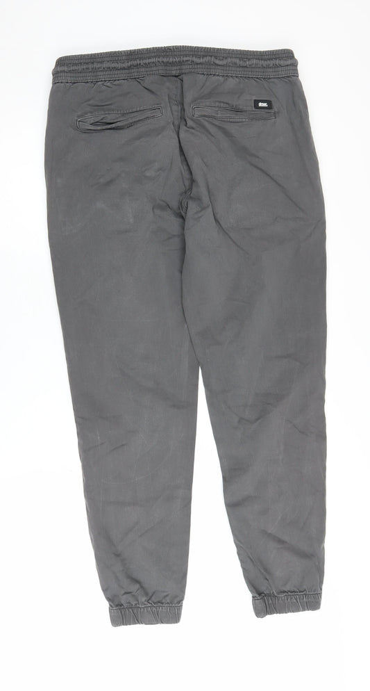 Zara Men's Grey Jogger Trousers L, Casual Style