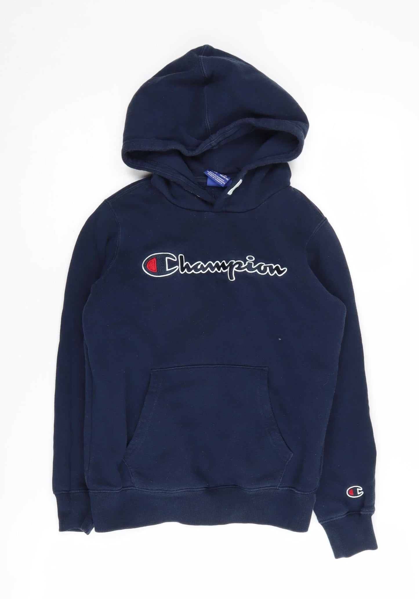 Champion Boys Blue Pullover Hoodie, Size 9-10 Years