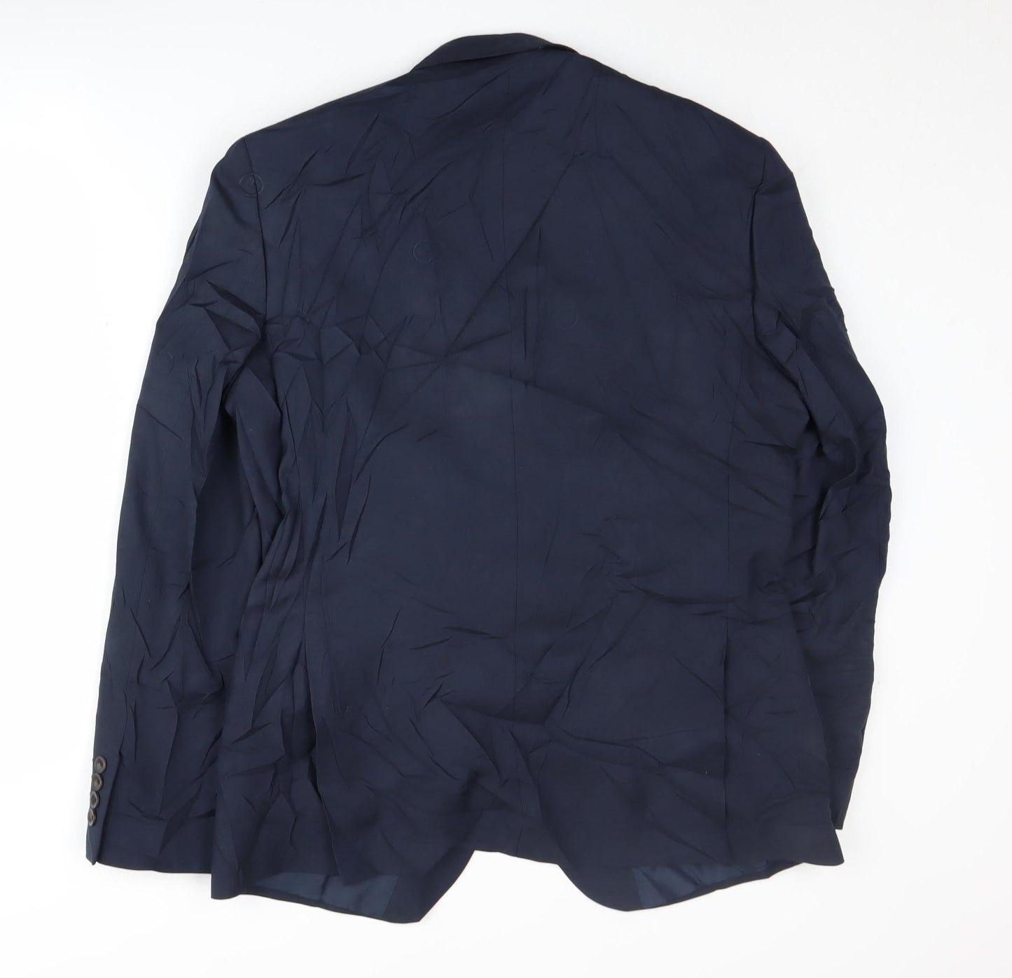 Mens UK Size 40 Marks and Spencer Regular Blue Suit Jacket