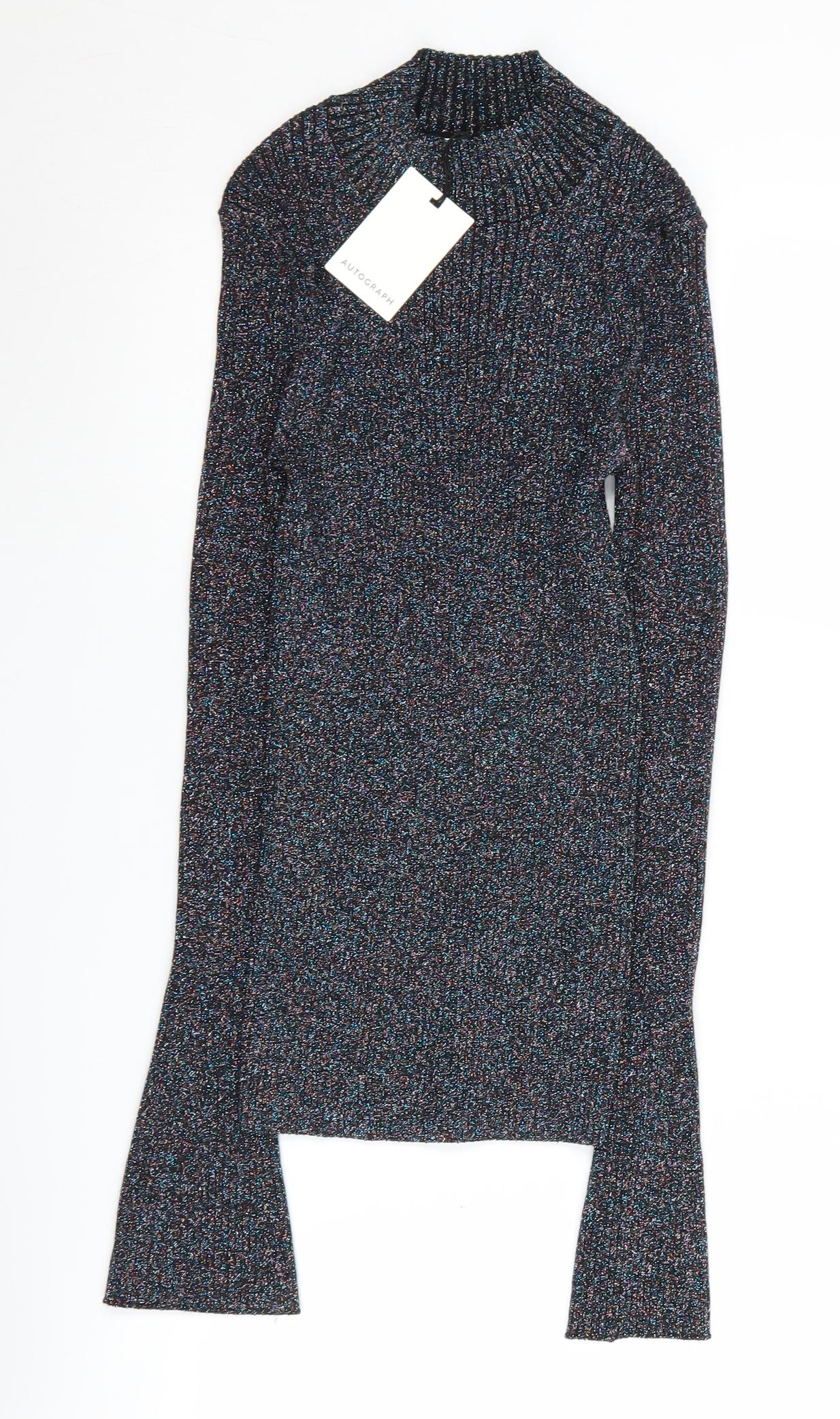 Womens UK Size 8 Marks and Spencer Multicoloured Pullover Jumper