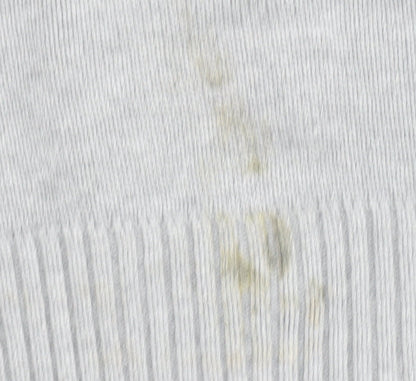 Crew Clothing Co. Men's Grey Henley Jumper, M