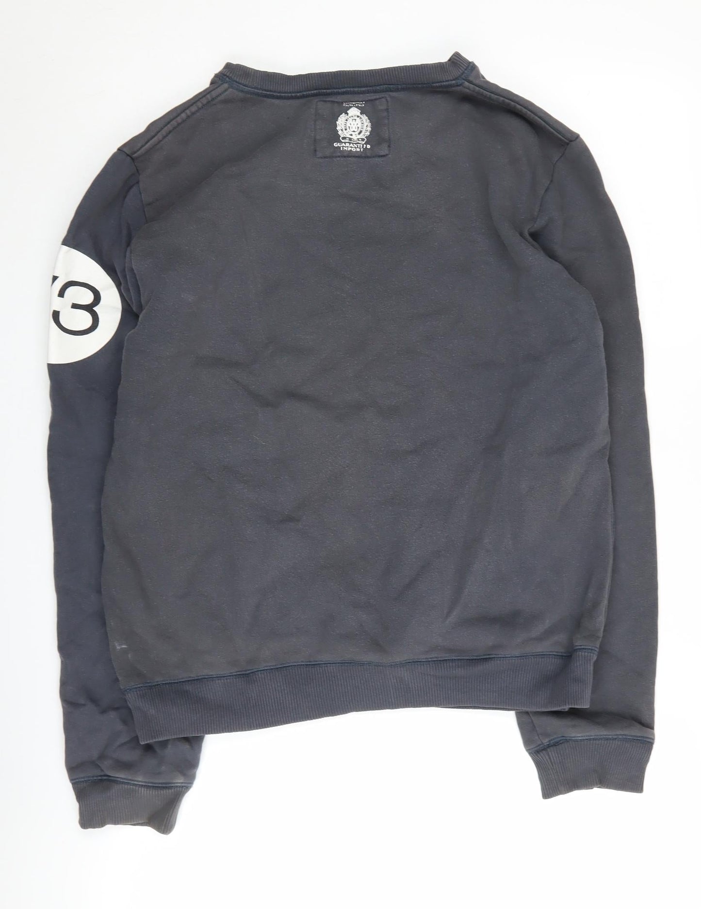 Mens UK Size S Pepe Jeans Black Pullover Sweatshirt