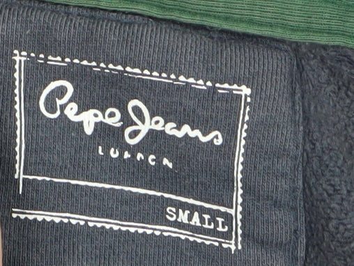Mens UK Size S Pepe Jeans Black Pullover Sweatshirt