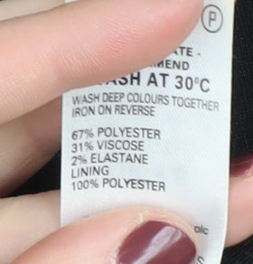 Marks and Spencer Women's Black Pencil Skirt Size 8