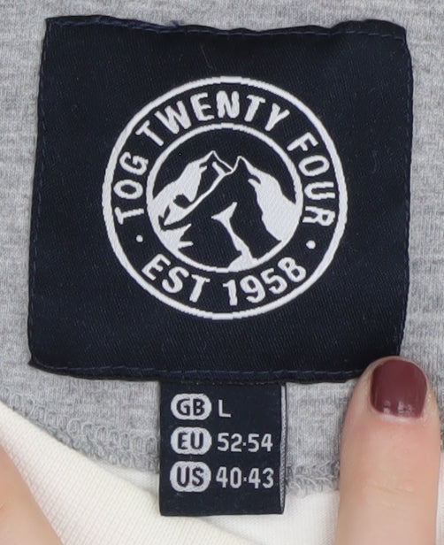 Tog Twenty Four Men's White Cotton Nature T-Shirt L