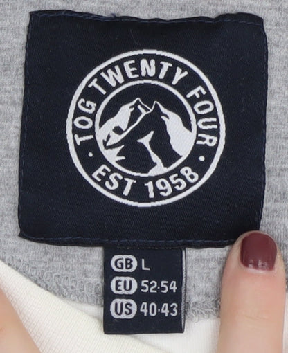 Tog Twenty Four Men's White Cotton Nature T-Shirt L