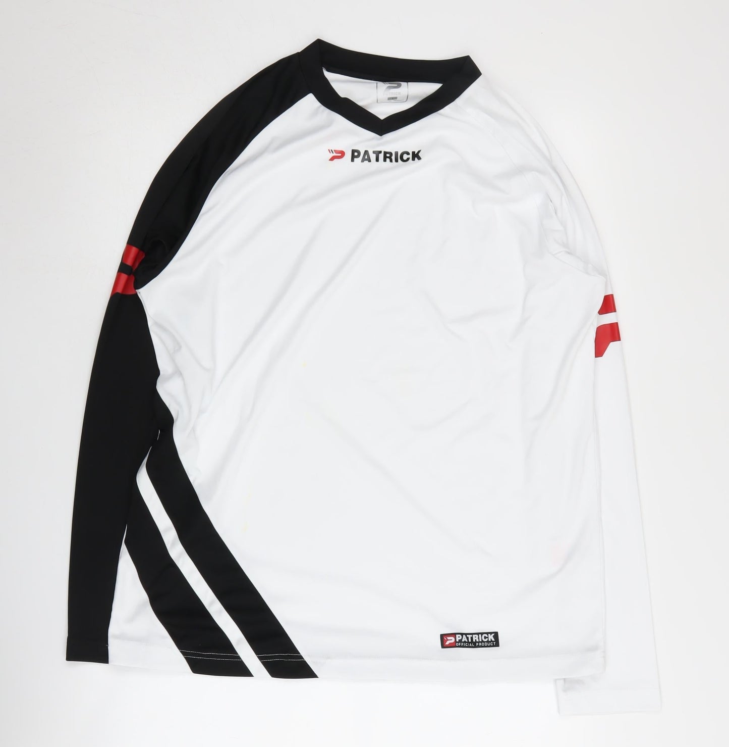 Patrick Men's White Football Jersey, Large