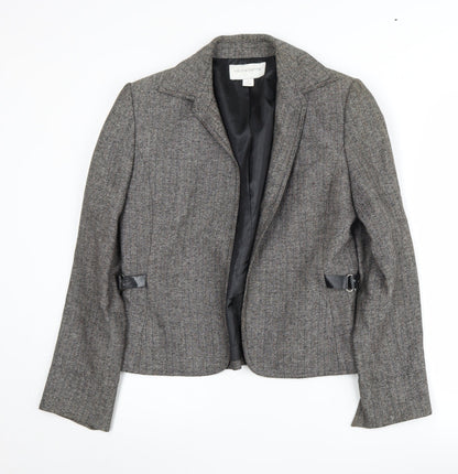 Liz Claiborne Women's Grey Herringbone Blazer, Size 8