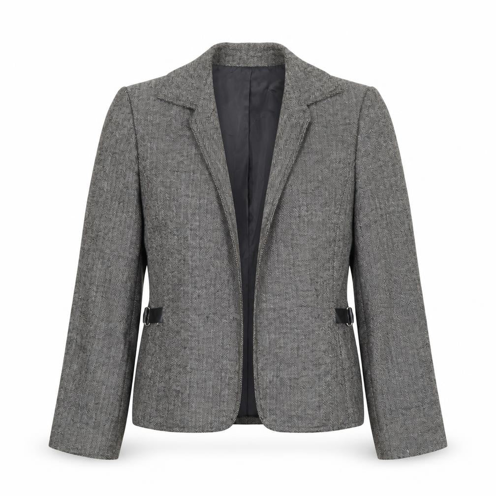 Womens UK Size 8 Liz Claiborne Regular Grey Blazer