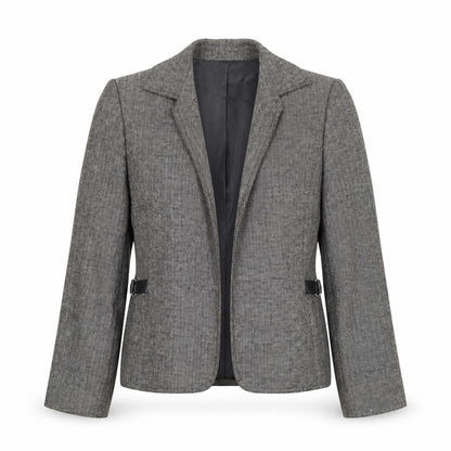 Womens UK Size 8 Liz Claiborne Regular Grey Blazer
