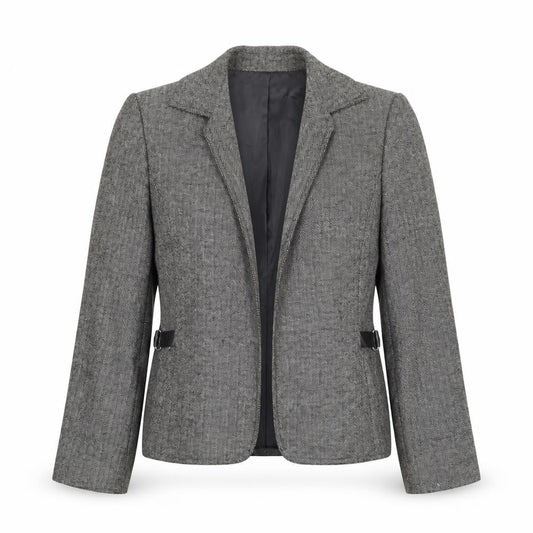 Womens UK Size 8 Liz Claiborne Regular Grey Blazer
