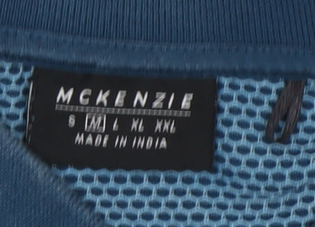 McKenzie Blue Men's Polo Shirt M - Stylish Casual Wear