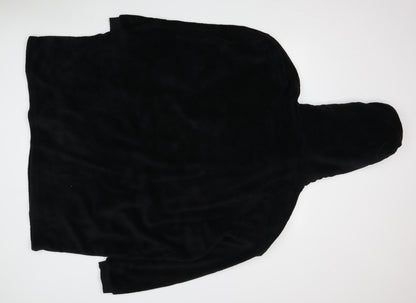 Friends Unisex Black Fleece Hooded Robe - One Size