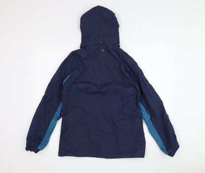 Mountain Warehouse Boys Blue Waterproof Rain Coat 13 Years