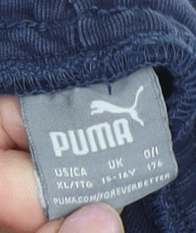 Puma Boys Blue Athletic Shorts XL