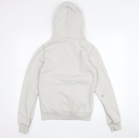 Womens UK Size 8 Jack Wills Grey Pullover Hoodie