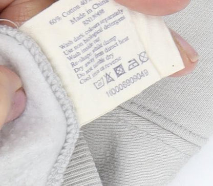 Womens UK Size 8 Jack Wills Grey Pullover Hoodie