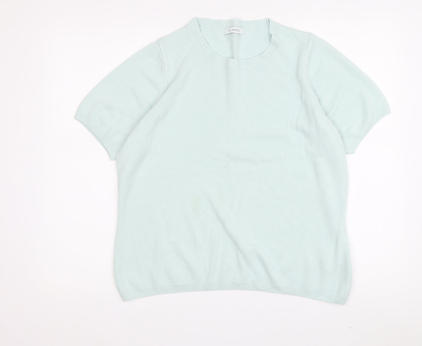 Womens UK Size 16 Marks and Spencer Green Pullover Jumper