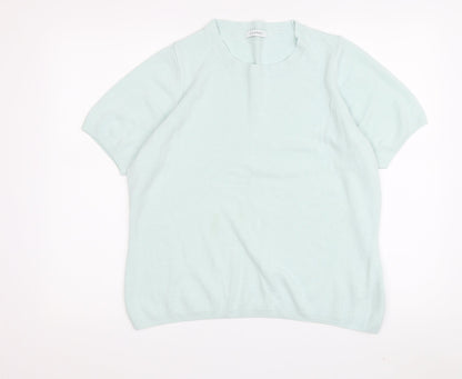 Womens UK Size 16 Marks and Spencer Green Pullover Jumper
