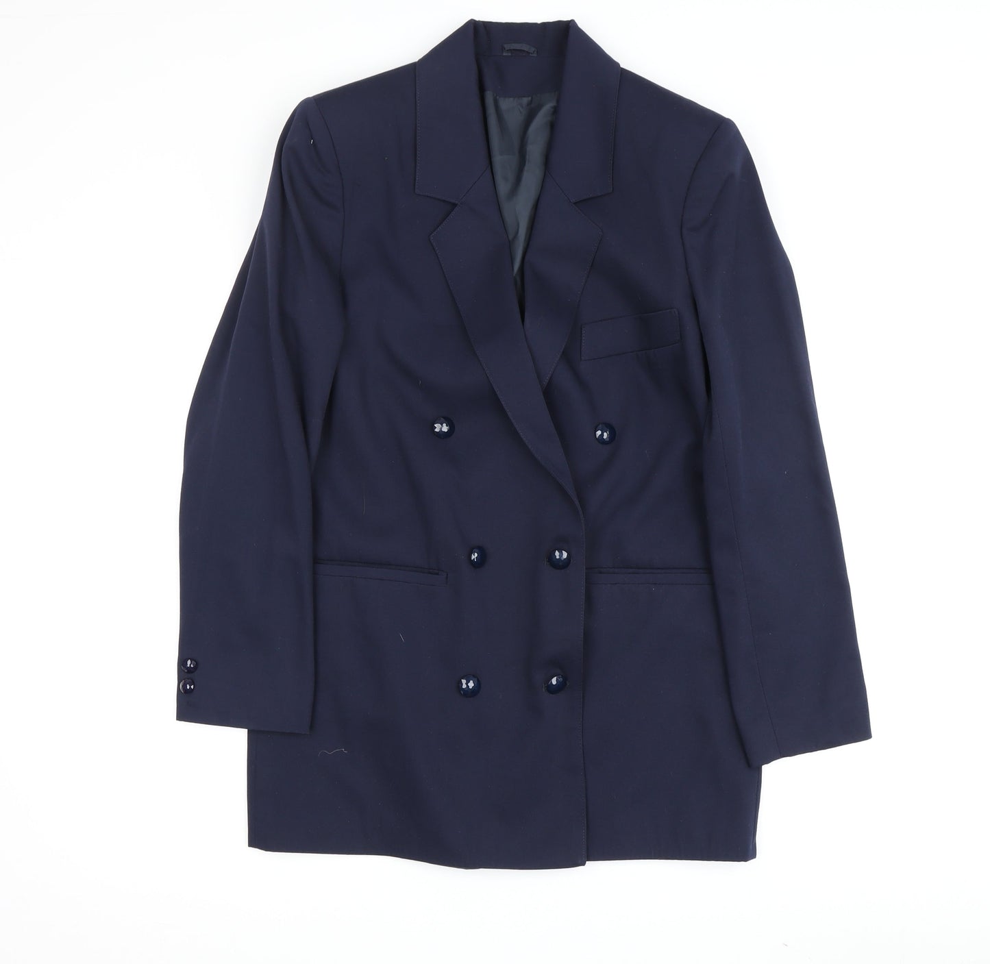 Classic Woman Blue Blazer, Women's Size 10, Tailored