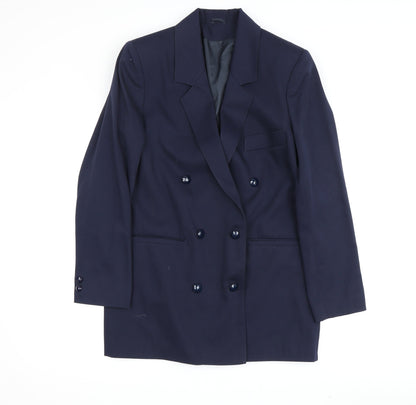 Classic Woman Blue Blazer, Women's Size 10, Tailored