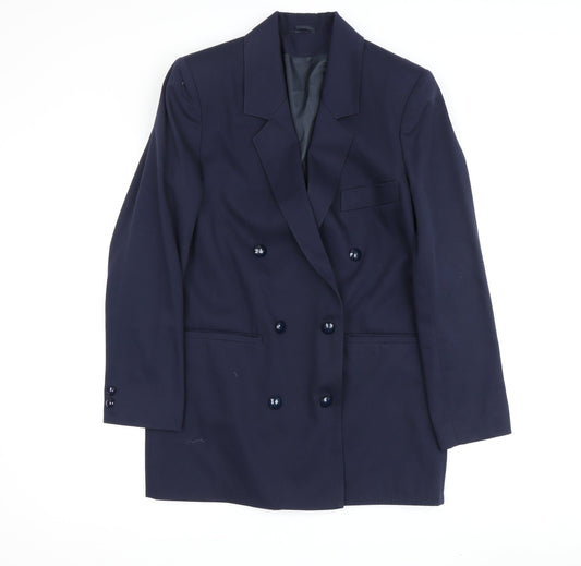 Classic Woman Blue Blazer, Women's Size 10, Tailored