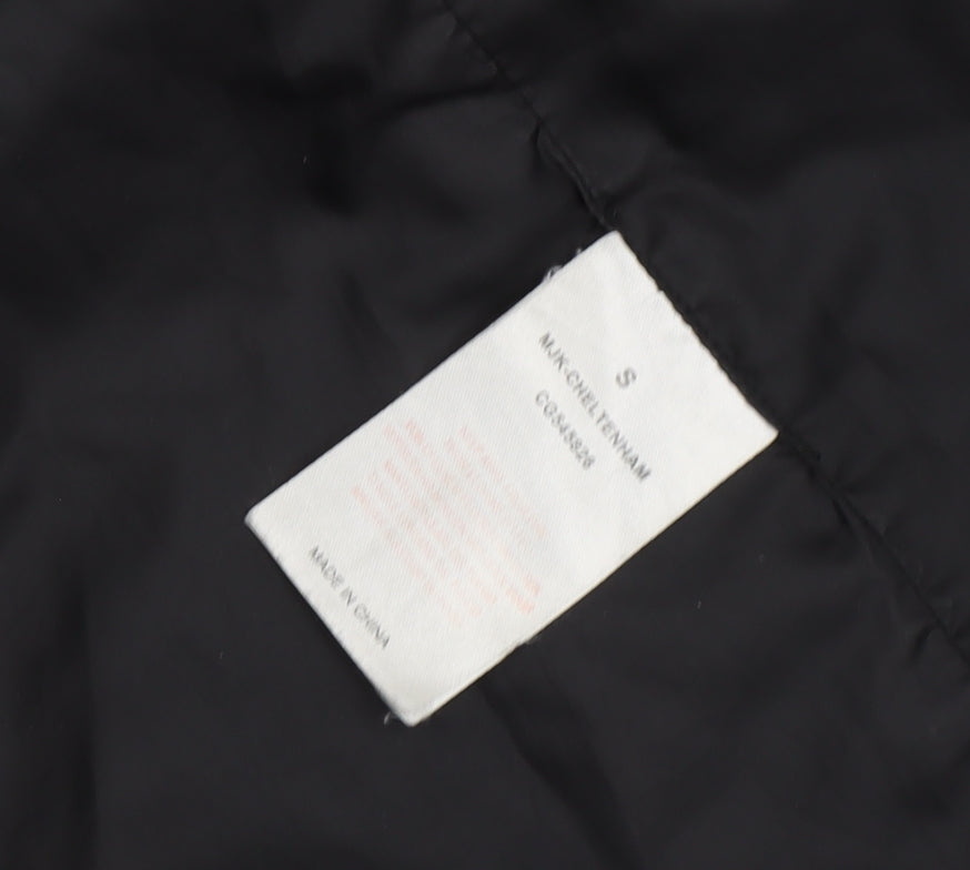 Mens UK Size S Brave Soul Black Quilted Coat