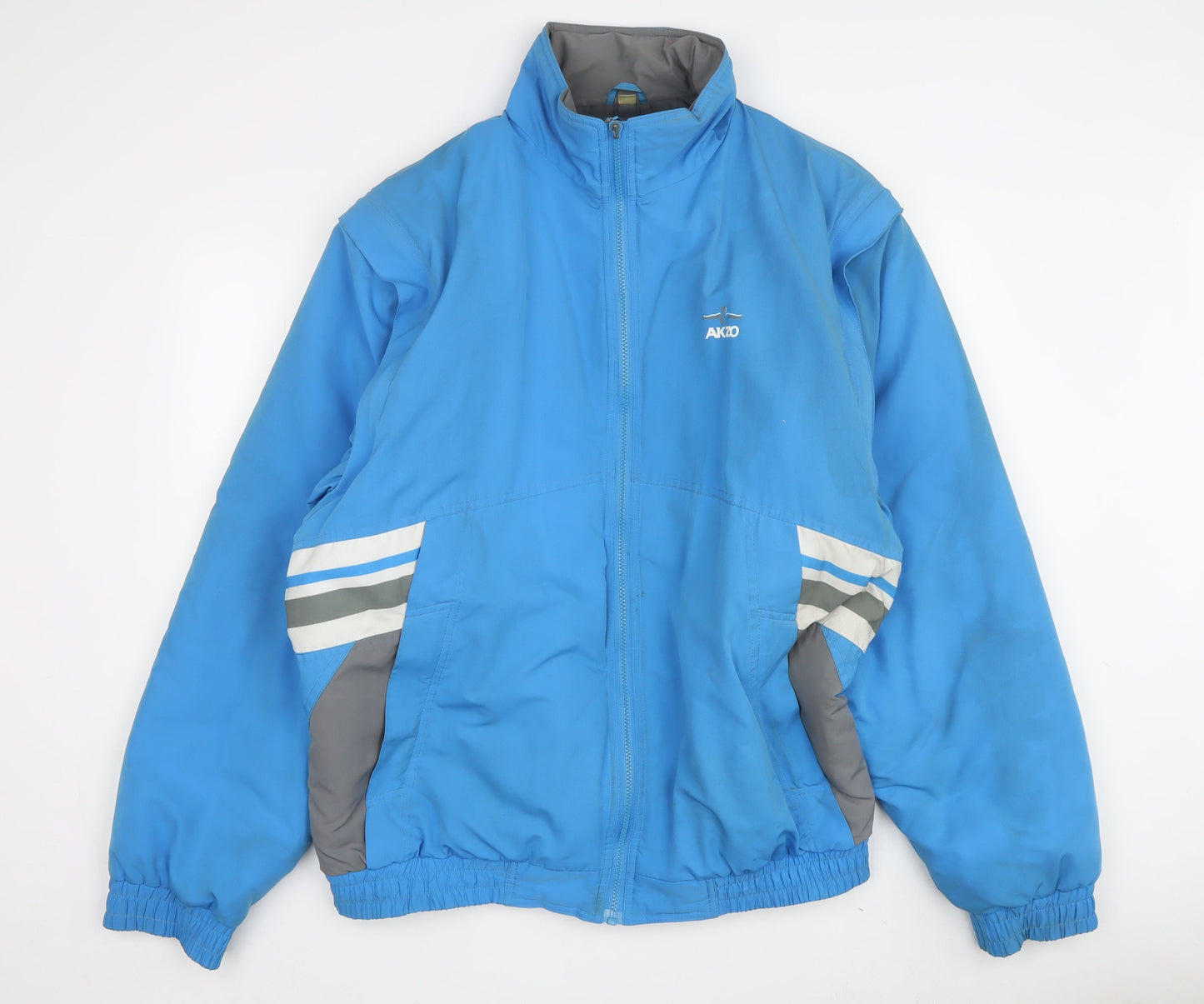 AKZO Men's Blue 2XL Windbreaker Jacket