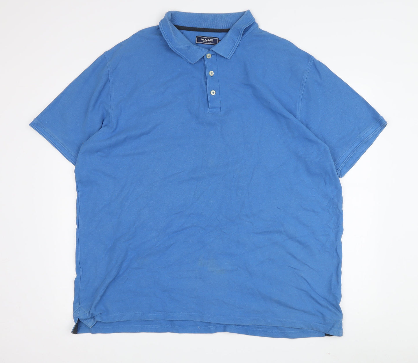 Maine New England Men's Blue XL Polo Shirt