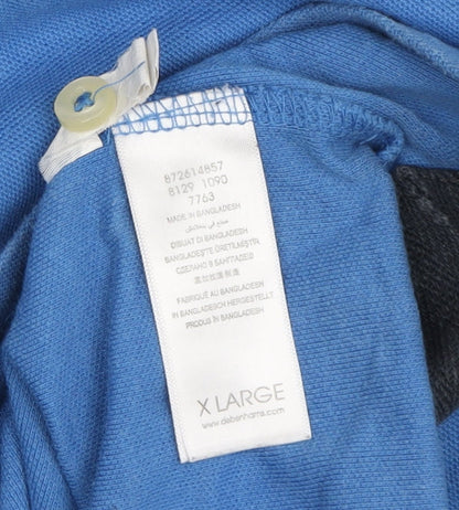 Maine New England Men's Blue XL Polo Shirt