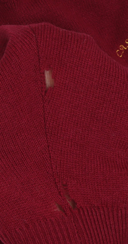 Balmoral Men's Red Wool Pullover Jumper XL
