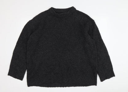 Womens UK Size M New Look Black Pullover Jumper