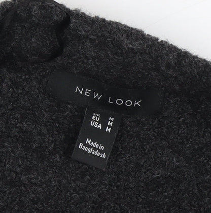 Womens UK Size M New Look Black Pullover Jumper