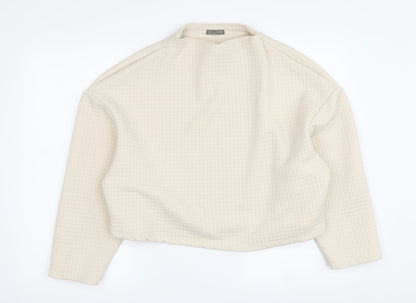 Womens UK Size M Zara Beige  Blouse