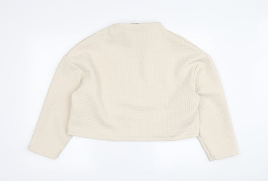 Womens UK Size M Zara Beige  Blouse