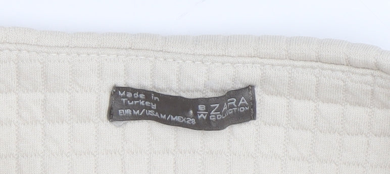 Womens UK Size M Zara Beige  Blouse
