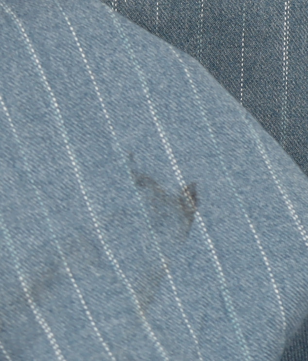 Polo Sport Men's Blue Striped Button-Up Shirt M