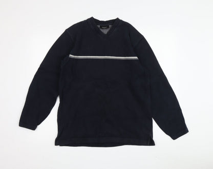 Mens UK Size M NEXT Black Pullover Sweatshirt
